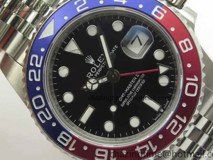 On 126710 A2813 Bracelet Best SS GMT-Master SS BPF Edition Dial Black II Maker BLRO Jubilee 0112